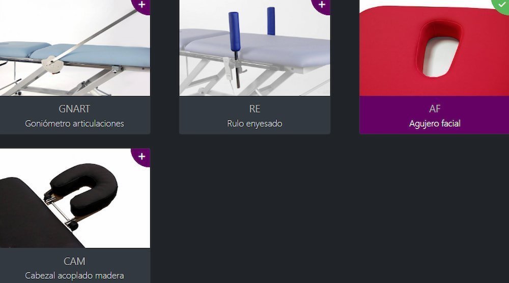 accesorios de la camilla ce0140abr